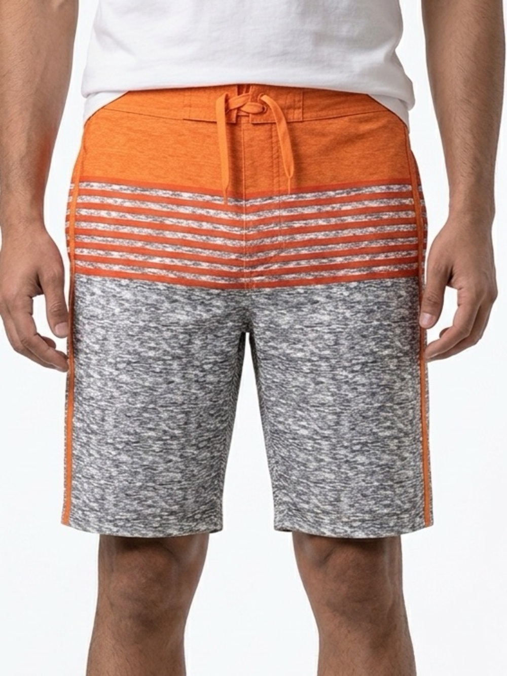 Wave Zone Boys Swim trunks size XL‎ 16/18 orange stripe